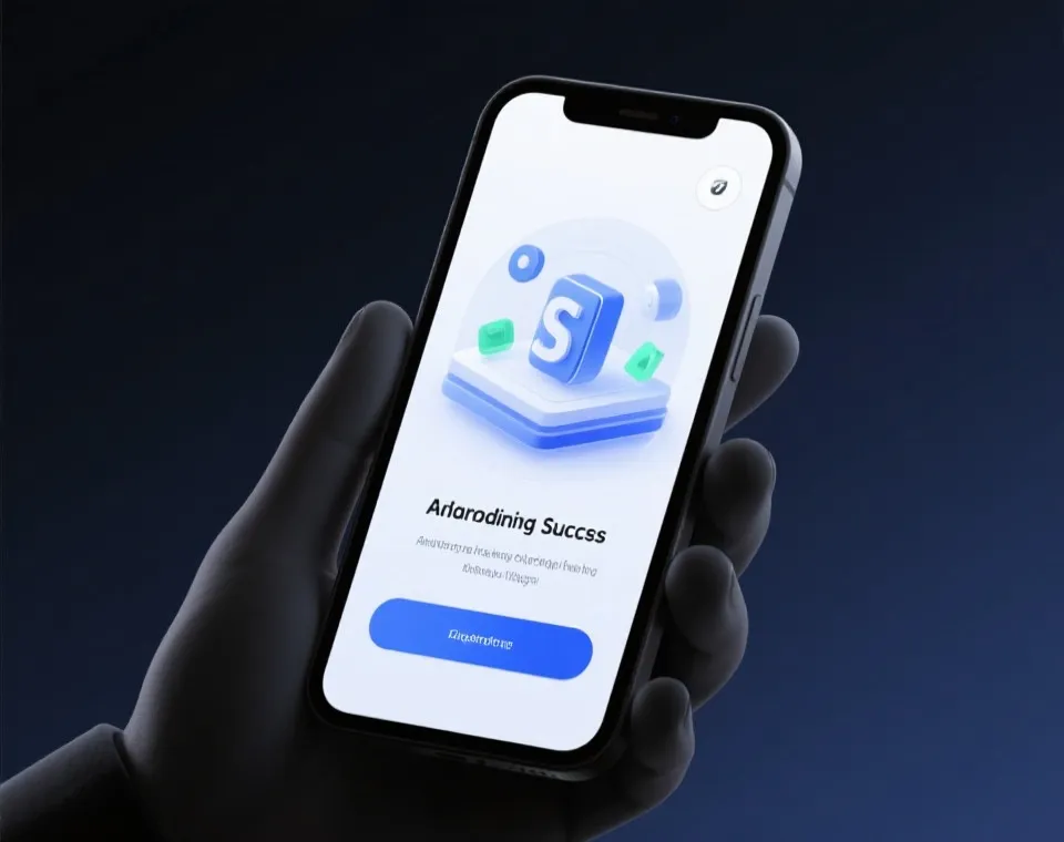 注册完成后继续下一步的流程示意图