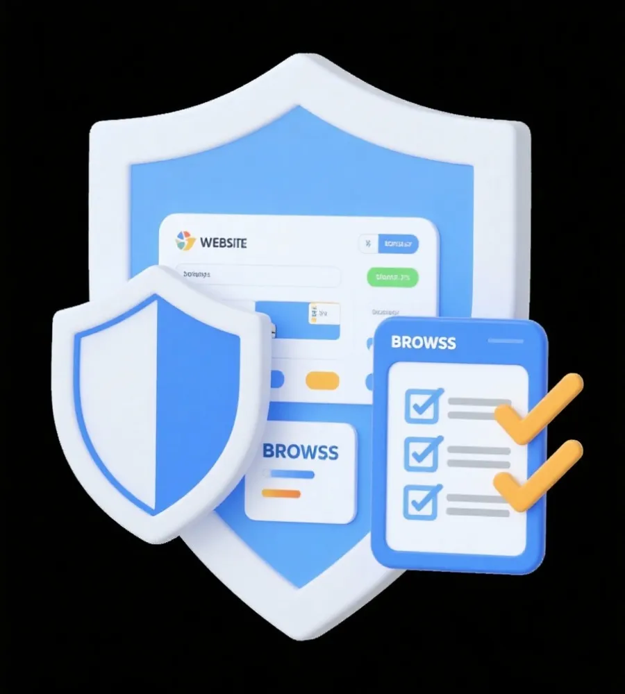 官网入口识别检查清单示意图